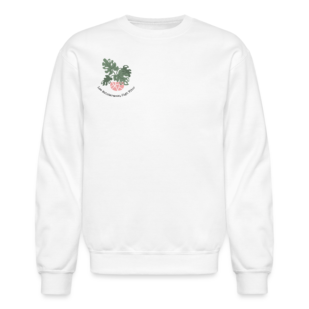 Succulent Crewneck Sweatshirt - white