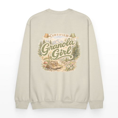 Certified Granola Girl Crewneck - Sand