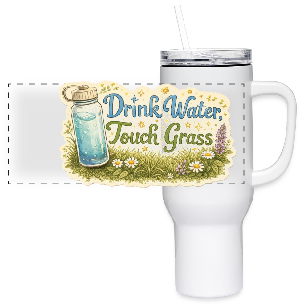 40 oz Travel Tumbler - white